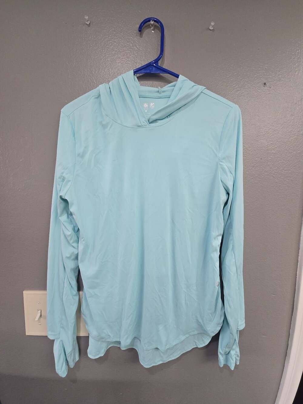 Sun Protection Hoodie Size M Blue UPF 50+ Quick Dry